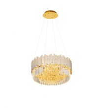 Trend lampa wisząca złota 8 x 40W E14
